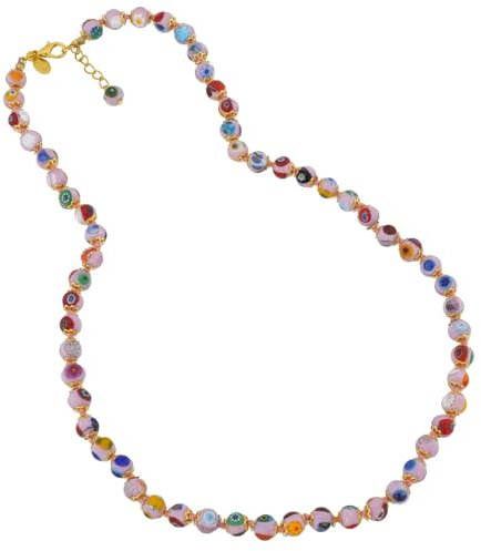 Glass Of Venice Sautoir Mosaïque de Murano - Rose