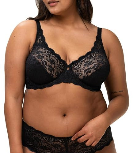 Triumph Womens Amourette 300 W X Bra, Black, 40E UK