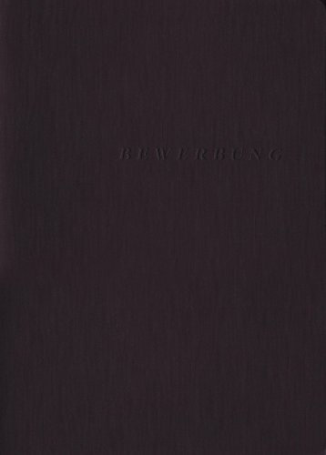 Exacompta 49401B Bewerbungsmappe PERFECTION in Leinen Optik. Aus starkem Colorspan-Karton 3-teilig mit 2 Klemmschienen und Innentasche für DIN A4 schwarz