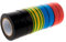 Zenitech - Lot de 9 Rubans Adhésifs Isolants Électriques 15mm x 10m - PVC Épaisseur 0,15mm - Idéal pour Travaux Électriques Domestiques - Noir, Bleu, Vert, Jaune, Rouge - 10m