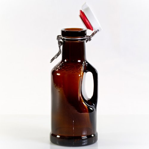 bubbacare Hopfenkrug 1,0 Liter braun BIERSIPHON