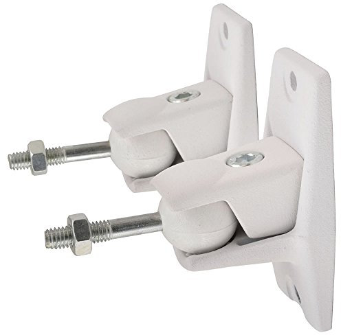 kenable Wall Mounting White Universal Speaker Bracket 72 x 38 x 42mm
