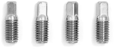 Gibraltar Pedal-Zubehor/-Schlagel 2 Stk. Feststellschraube 8 mm SC-0121,Silver