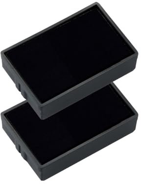 Trodat Ersatzkissen 6/4850 einfach und sauber wechselbar – Set mit 2 Stempelkissen in schwarz, dokumentenechte Tinte auf Wasserbasis, für die Stempel Modelle trodat Printy 4850 und 4850/L
