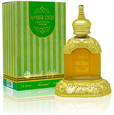 Amber Ood by Rasasi for Unisex - 0.46 oz Concentrated Perfume Oil