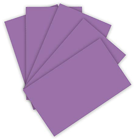 folia 6122/4/28 - Tonkarton 220 g/m², Bastelkarton in flieder, DIN A4, 100 Blatt, als Grundlage für zahlreiche Bastelarbeiten