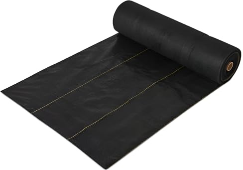 DeWitt Pro-5 Weed Barrier Fabric 5 oz, 3 x 250 Feet – Heavy-Duty