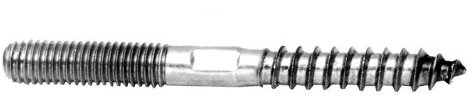 Stockschraube mit Rechtsgewinde M5, 80mm