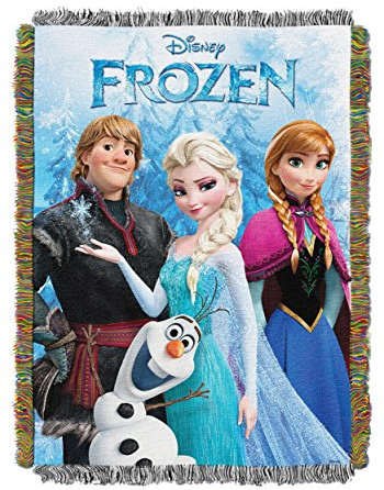 Disney 's Die Schöne und das Biest, gewebter Gobelin-Überwurf, mehrfarbig, 48X60