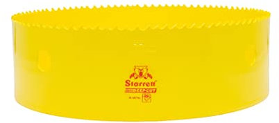 Starrett Deep Cut Hole Saw - DCH177M Heavy Duty Bi-Metal with Extra Cobalt HSS Teeth - For Metals Wood Cast Iron Fibreglass Plastic Materials - 177mm