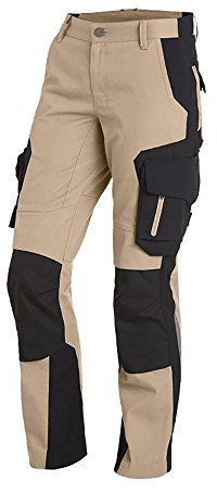FHB Damen Arbeitshose Alma Größe 44 in Beige-Schwarz, 1 Stück, 125600-1320-44