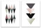 Nastami Design Poster 2er Set DIN A3, Poster Wohnzimmer, Wandbild, Poster Design, Poster Tangram
