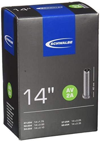 Schwalbe 3 – Schlauch für Fahrrad, 40,64 cm (16 Zoll), Verpackung kann variieren, Schwarz , 18-Zoll
