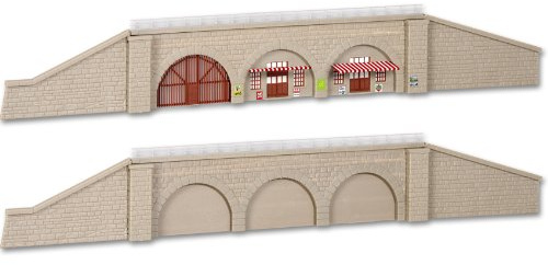 Kibri 37671 - N/Z Bahndamm Stützmauern 2 Stück