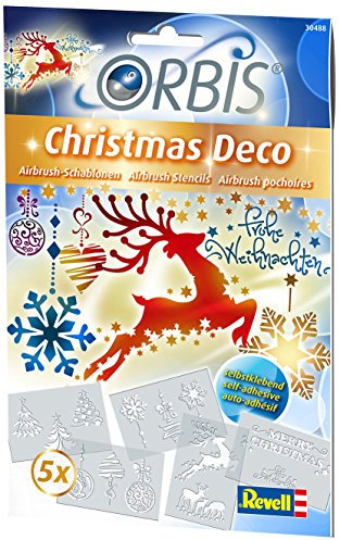 Revell Orbis 30488 - Kinderairbrush - Schablone, Weihnachten, selbstkle