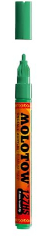 Molotow ONE4ALL Acrylic Paint Marker, 2mm, Turquoise, 1 Each (127.241)