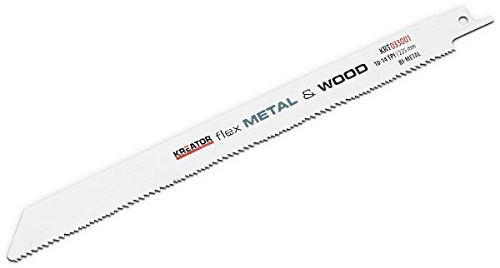 KREATOR KRT033001 - 2 uds. sierra de vaivén flex/metal-madera 225-14/10