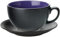 Utopia Barista Cappuccino Cup & Saucer Indigo 12oz / 340ml, CT9009 & CT9014, Pack of 6