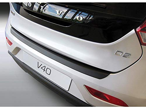 RGM ABS Heckstoßstangenschutz passgenau | kompatibel mit Volvo V40 5 türer 6/2012- Schwarz