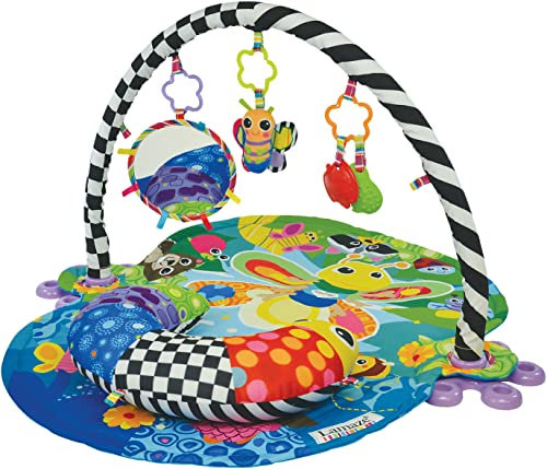 LAMAZE Freddie The Firefly Baby Activity Play Mat , 3-in-1 Baby Gym With 3 Sensory Toys For Babies , Newborn Toy For Sensory Play
