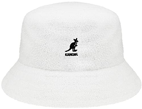 Kangol Bermuda Bucket Hat - White/S White, Small