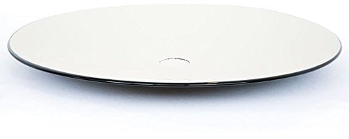 Piatto smaltato per lampade in ferro da parete o sospensione 30 cm