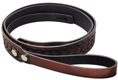 Golden Gate SG-5512 Shelton Leather Mandolin Strap - Mahogany Brown