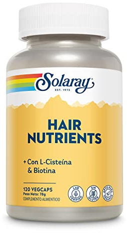 Solaray Hair Nutrients, 60 capsulas