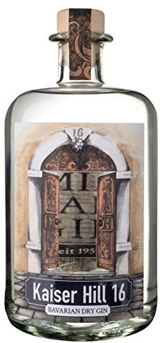 Kaiser Hill 16 Bavarian Dry Gin 0,7l Flasche Original von der Steinwälder Hausbrennerei Schraml