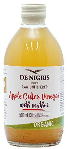 De Nigris Organic Apple Cider with the Mother - Bio Apfelessig mit der Mutter - roh und ungefiltert - 500ml