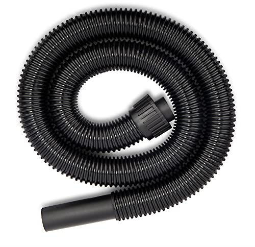 Stanley 25-1203 Wet/Dry Vacuum Hose 1-1/4 in, 4 ft Fit for 1-2 Gallon Wet/Dry Vacuum Cleaners, SL18125DC SL18125P SL18125P-1 SL18127P SL18134P,Black