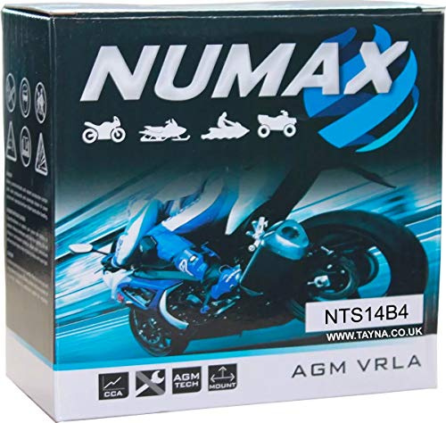 Batterie Numax AGM SLA scellée YT14B-4 12 V 12 AH 210 AMPS EN