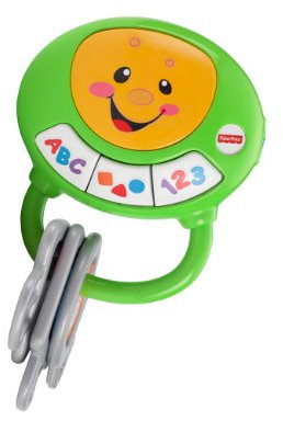 Fisher-Price BHT32 - Lernspaß Schlüsselbund mit Licht und Liedern zum Mitsingen