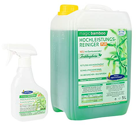 Birsppy Aqua CLEAN Magic Bamboo Hochleistungsreiniger 5l Hochkonzentrat (Frühlingsbrise)