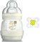 MAM Anti Colic Flasche 130 ml plus MAM Schnuller Start 0-2 Monate Farbe Ivory/Design Hase