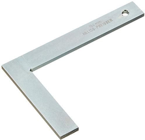 Helios Preisser Schlosserwinkel flach (Spezialstahl, Stahl- und Metallbau, Schenkellänge 150 x 100 mm) 0375 408