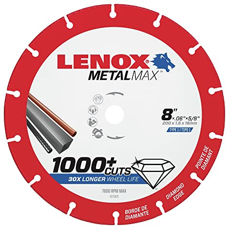 Lenox 1972925 METALMAX 8 x 5/8 Kreissägeblatt