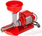 Artus 9008NE Passapomodoro Elettrico per Passata di Pomodoro e Marmellate 400W, Nero/Rosso