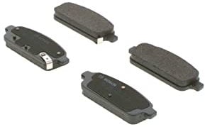 Bosch BP1357 - Brake Pads Car Rear Axle - Bosch Quality - Reduced Noise and Dust - ECE-R90 Certified - Copper-Free - 1 Set of 4 Pads