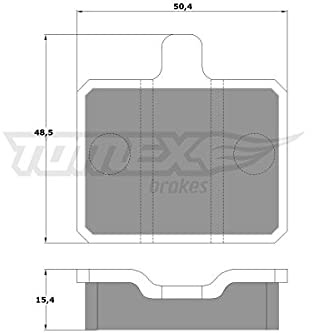Procodis Frankreich PF1025 Bremsbelagsatz, Scheibenbremse