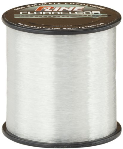 P-Line Floroclear 1/4 Size Fishing Spool (600-Yard 10-Pound), Clear, 10-Pound, 600-Yard (FCCQ-10)