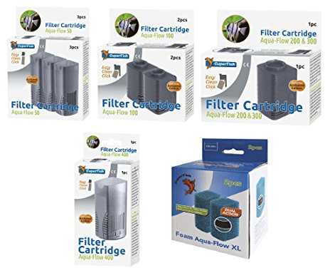 Superfish 573024/2280 Aquaflow 50 EasyClick Ersatz Kartusche 3er Pack
