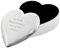 Personalised Silver Plated Trinket Jewellery Box; Valentines Gift Engraved Free