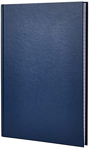 Q-Connect Blocco manoscritto a righe, formato A4, 96 fogli, A4, colore blu, K00060