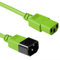 ACT Cable IEC de 1,2 m, C13 a C14 Extensión de Cable IEC, Enchufe a Toma de 3 Clavijas - AK5113 Verde