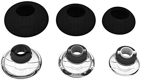 Voyager Legend Eartips para Plantronics Voyager Legend HD Pro,Paquete de 3 Auriculares con Cubierta de Espuma,tamaño Grande,Mediano,pequeño