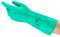 Ansell AlphaTec 37-676 Nitril-Handschuhe, Chemikalien- und Flüssigkeitsschutz, Grün, Größe 9 (12 Paar)