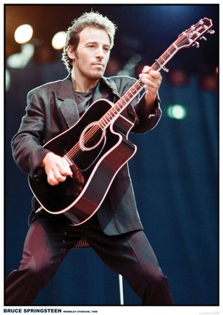 Unbekannt Bruce Springsteen Poster London Wembley Arena 1988