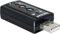 USB Sound Adapter 7.1 - DeLock -Virtual 7.1 Sound - Xear 3D Sound - mit Funktionstasten - zusätlicher Soundadapter - ideal für Skype