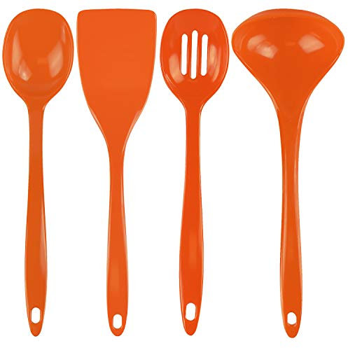 Reston Lloyd 81500 Melamine Utensil Set, Orange